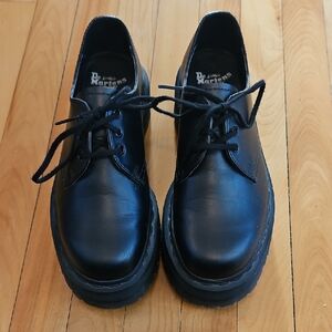 Dr. Martens Mono Felix Platforme Black Vegan Leather Shoes